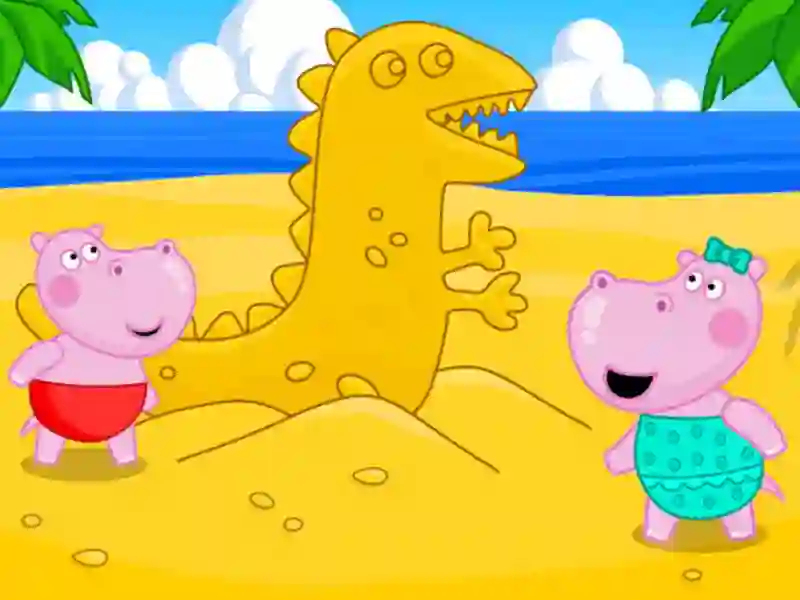 Leikur Hippo Beach Adventures á netinu
