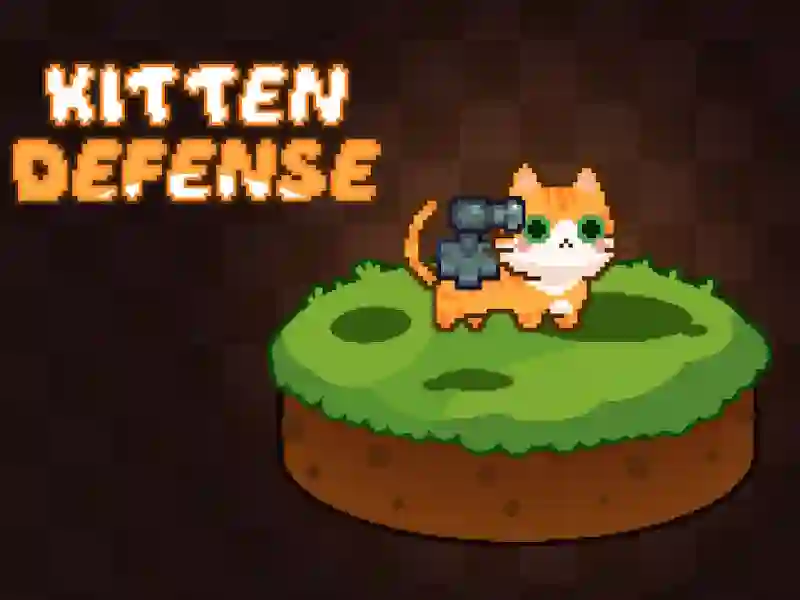 Leikur Kitten Defense á netinu