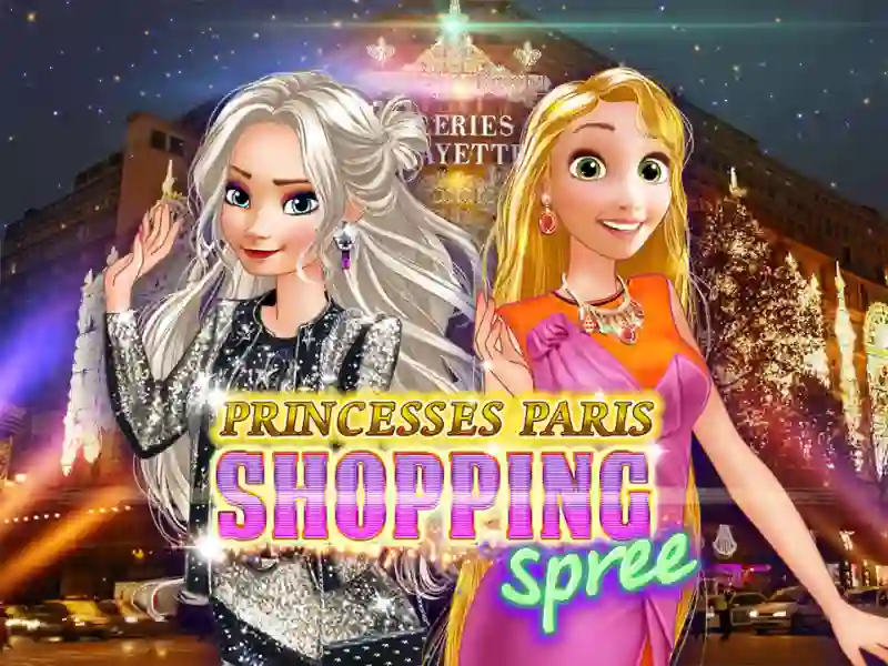 Leikur Princesses in Paris: fun shopping á netinu