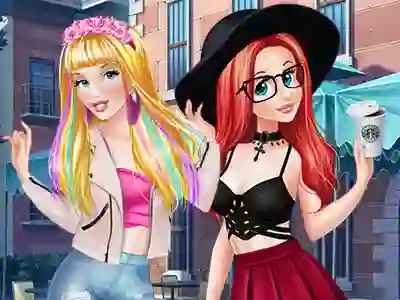 Leikur 100 Crop Top Looks for Princess á netinu