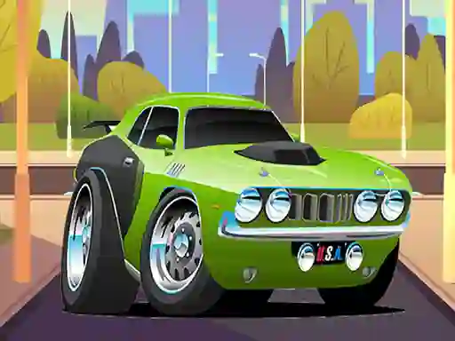 Leikur Speedy Musle Cars á netinu