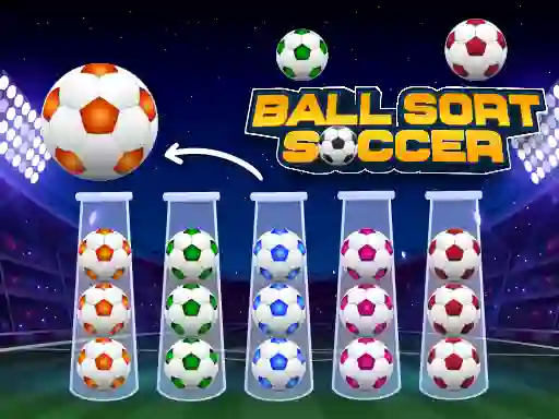 Leikur Ball Sort Soccer á netinu