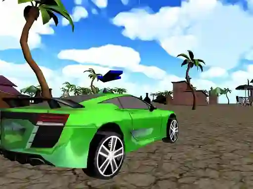 Leikur Xtreme Beach Car Racing á netinu