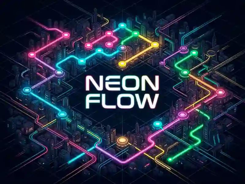 Leikur Neon Flow á netinu