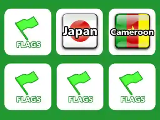 Leikur Memory With Flags á netinu