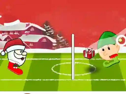 Leikur Santa winter head soccer á netinu