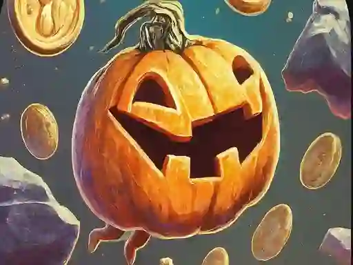 Leikur Jump Pumpkin Jump á netinu