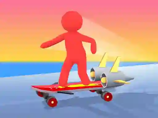 Leikur Crazy Skate Race á netinu