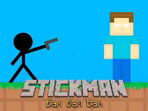 Leikur Stickman Bam Bam Bam á netinu