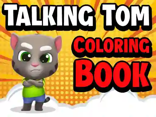Leikur Talking Tom Coloring Books á netinu