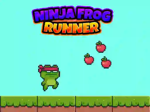 Leikur Ninja Frog Runner á netinu