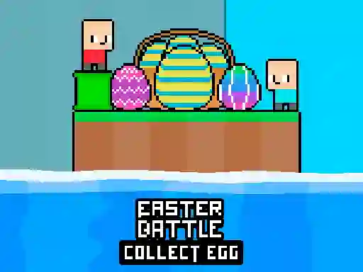 Leikur Easter Battle Collect Egg á netinu