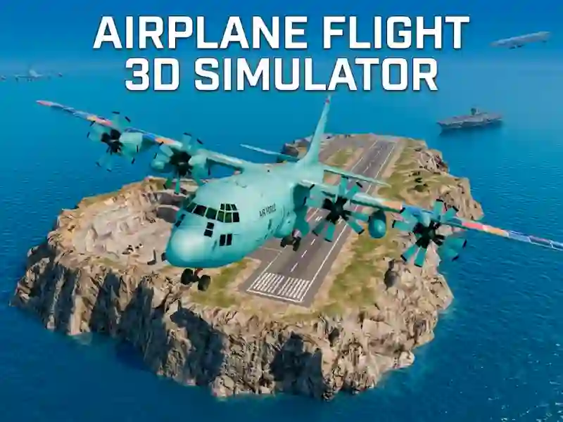 Leikur Airplane Flight 3D Simulator á netinu