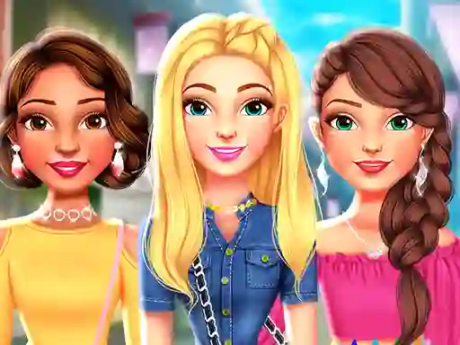 Leikur BFFs Trendy Squad Fashion á netinu