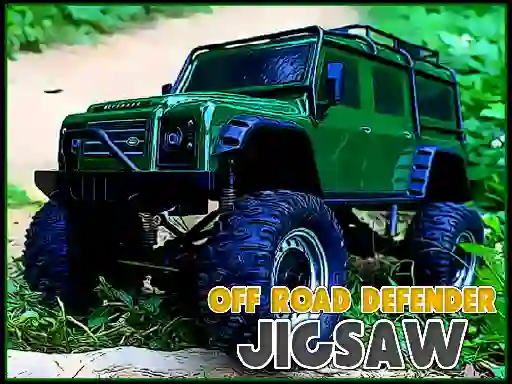 Leikur Off Road Defender Jigsaw á netinu