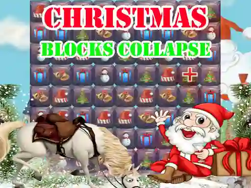 Leikur Christmas Blocks Collapse á netinu