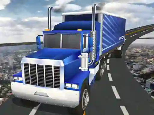 Leikur Impossible Truck Track Driving á netinu