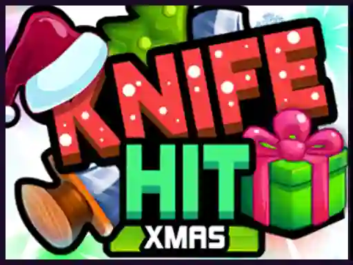 Leikur Knife Hit Xmas á netinu