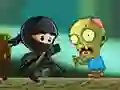 Leikur Ninja Kid Vs Zombies á netinu