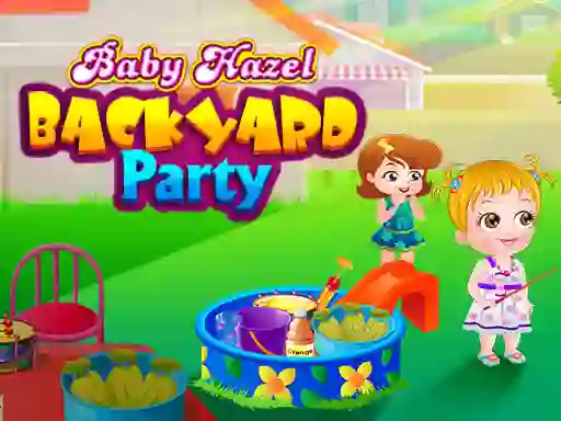 Leikur Baby Hazel Backyard Party á netinu