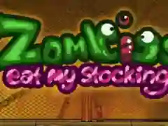 Leikur Zombies Eat My Stocking á netinu