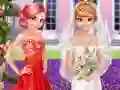 Leikur Frozen And Ariel Wedding á netinu