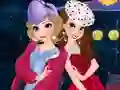 Leikur Anna and Elsa Cocktail Dresses á netinu