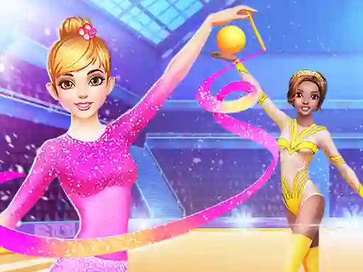Leikur Gymnastics Girls Dress Up Game á netinu
