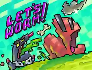Leikur Let's Worm! á netinu