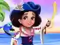 Leikur Pirate Princess Treasure Adventure á netinu