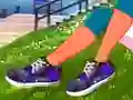 Leikur DIY Galaxy Shoes á netinu
