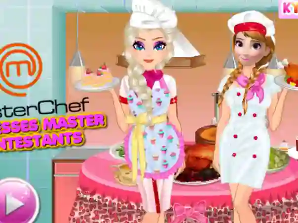 Leikur Princesses Masterchef Contestants á netinu