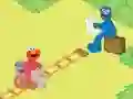 Leikur 123 Sesame Street: Train Track Engineers á netinu