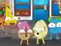 Leikur The Grossery Gang: Shelf Relay á netinu