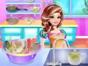 Leikur Princess Household Chores á netinu