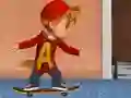 Leikur Alvinnn und Die Chipmunks: Skateboard Wahnsinn á netinu