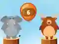 Leikur Jungle Balloons Subtraction á netinu
