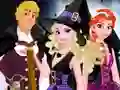 Leikur Frozen Team Halloween á netinu