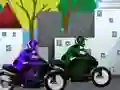 Leikur Bike Racing Math Integers á netinu