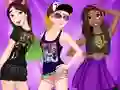 Leikur Princess Band Tees á netinu