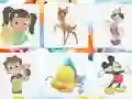 Leikur Cartoon Characters: Memory á netinu