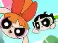 Leikur Powerpuff Girls: Smashing Bots á netinu