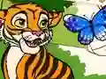 Leikur Color Me Jungle Animals á netinu