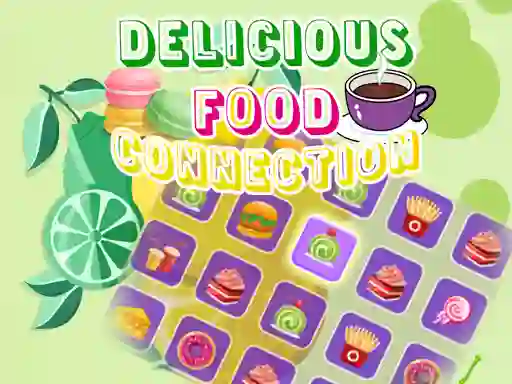 Leikur Delicious Food Connection á netinu