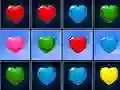 Leikur Hearts Match 3 á netinu
