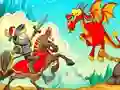 Leikur Knight And Dragons á netinu