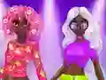 Leikur Princess Incredible Spring Neon Hairstyles á netinu