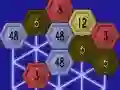 Leikur 18 hexagons á netinu