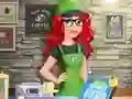 Leikur Mermaid Barista Latte Art á netinu