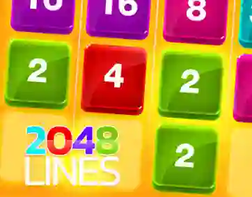 Leikur 2048 Lines á netinu